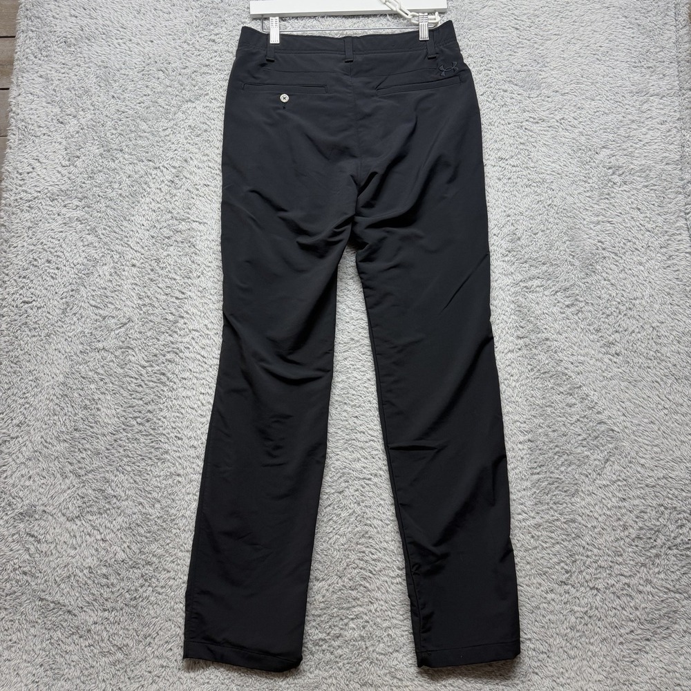Under Armour Pants Mens 32X34 Black Match Play Golf Tech Straight Performance